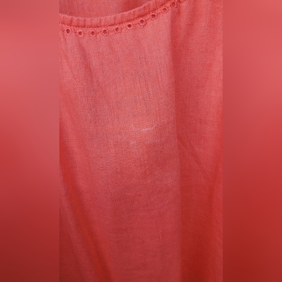J Jill 100%  Linen Coral Sleevless Shift Summer top size XL - Picture 5 of 12